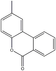 2-Methyl-6H-dibenzo[b,d]pyran-6-one Structure