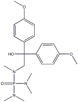 [Methyl[2-hydroxy-2,2-bis(4-methoxyphenyl)ethyl]amino]bis(dimethylamino)phosphine oxide Structure