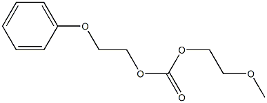 Carbonic acid 2-phenoxyethyl 2-methoxyethyl ester 구조식 이미지