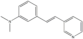 3-(3-(Dimethylamino)styryl)pyridine Structure