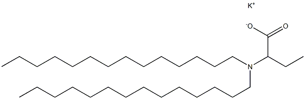 2-(Ditetradecylamino)butyric acid potassium salt 구조식 이미지