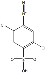 2,5-Dichloro-4-sulfobenzenediazonium Structure