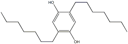 2,5-Diheptylhydroquinone 구조식 이미지