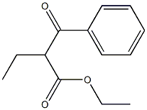 2-Benzoylbutyric acid ethyl ester Structure