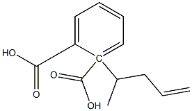 (+)-Phthalic acid hydrogen 1-[(S)-4-pentene-2-yl] ester 구조식 이미지