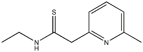 N-Ethyl-6-methyl-2-pyridinethioacetamide 구조식 이미지