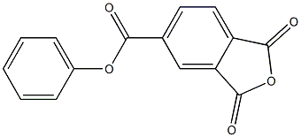 4-Phenoxycarbonylphthalic anhydride Structure