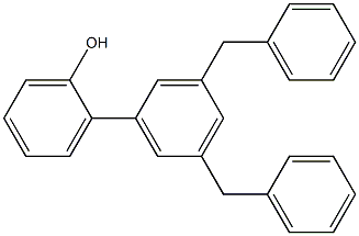 2-(3,5-Dibenzylphenyl)phenol 구조식 이미지