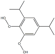 3,5-Diisopropyl-1,2-benzenediyldihydroperoxide Structure