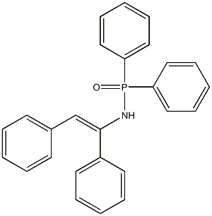 N-(1,2-Diphenylethenyl)-P,P-diphenylphosphinamide Structure