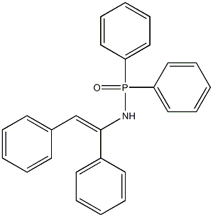 N-(1,2-Diphenylethenyl)-P,P-diphenylphosphinamide 구조식 이미지