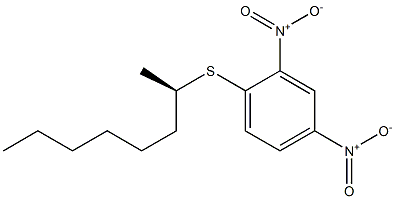 [R,(+)]-2,4-Dinitrophenyl 1-methylheptyl sulfide 구조식 이미지