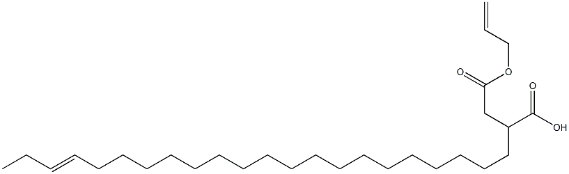 2-(19-Docosenyl)succinic acid 1-hydrogen 4-allyl ester Structure