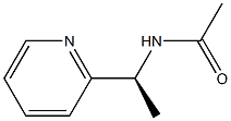 (-)-N-[(S)-1-(2-Pyridyl)ethyl]acetamide 구조식 이미지