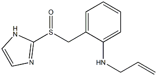 N-(2-Propenyl)-2-[(1H-imidazol-2-yl)sulfinylmethyl]aniline Structure