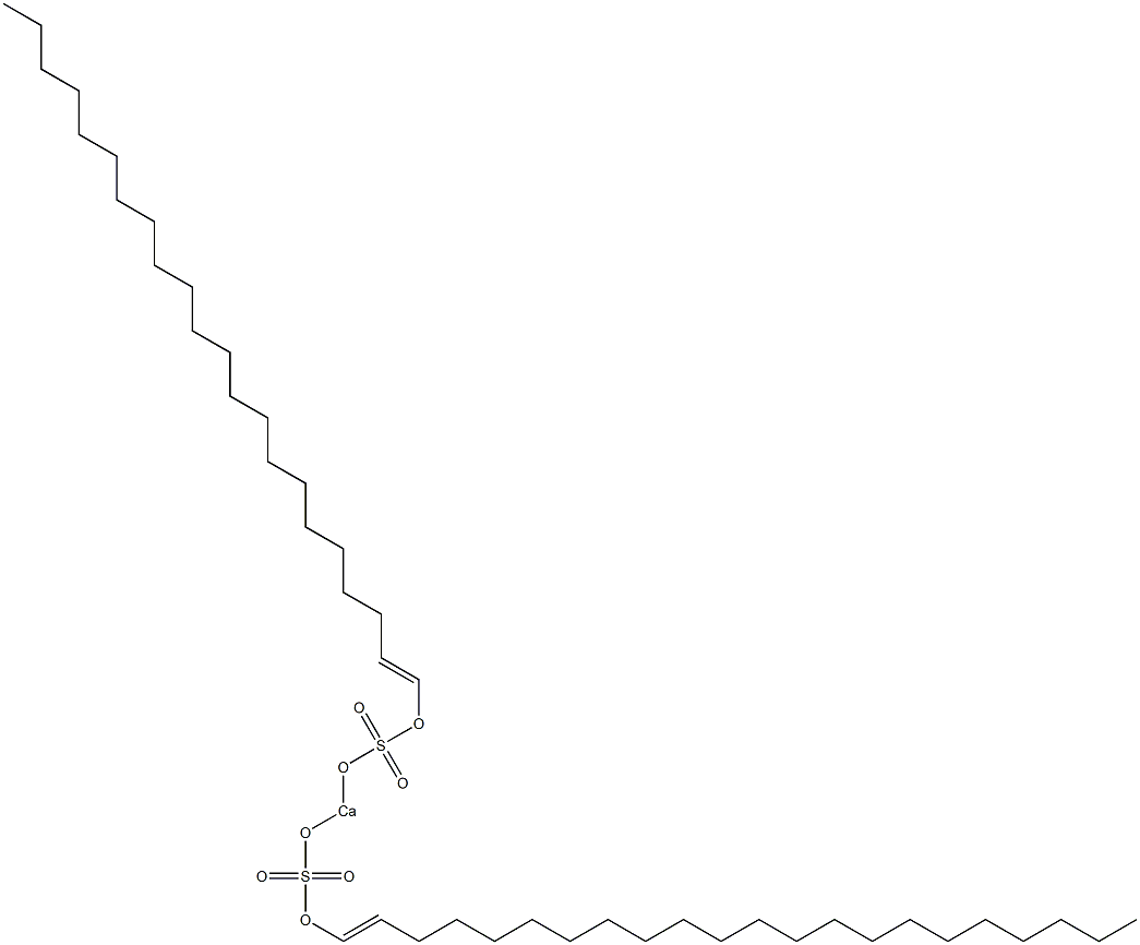 Bis[(1-docosenyloxy)sulfonyloxy]calcium 구조식 이미지