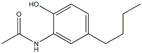 5'-Butyl-2'-hydroxyacetanilide Structure