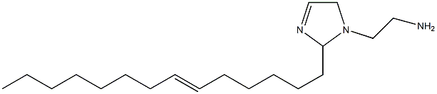 1-(2-Aminoethyl)-2-(6-tetradecenyl)-3-imidazoline 구조식 이미지