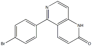 5-(4-Bromophenyl)-1,6-naphthyridin-2(1H)-one Structure