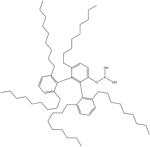 Phosphorous acid bis(2,6-dinonylphenyl)4-nonylphenyl ester Structure