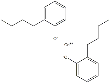 Cadmium bis(2-butylphenolate) Structure