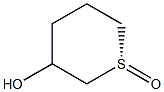 (S)-3-Hydroxytetrahydro-2H-thiopyran 1-oxide Structure