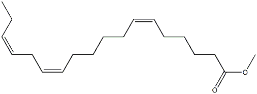 (6Z,12Z,15Z)-6,12,15-Octadecatrienoic acid methyl ester Structure