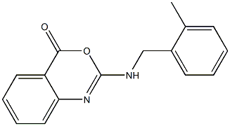 2-[(2-Methylphenyl)methyl]amino-4H-3,1-benzoxazin-4-one Structure