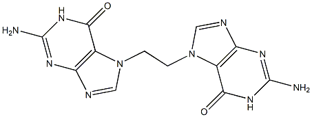 7,7'-(1,2-Ethanediyl)diguanine 구조식 이미지