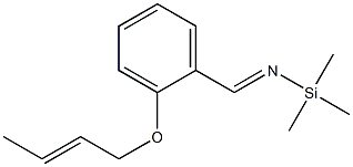 1-[[(Trimethylsilyl)imino]methyl]-2-(2-butenyloxy)benzene Structure