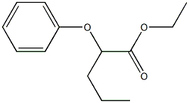2-Phenoxypentanoic acid ethyl ester 구조식 이미지