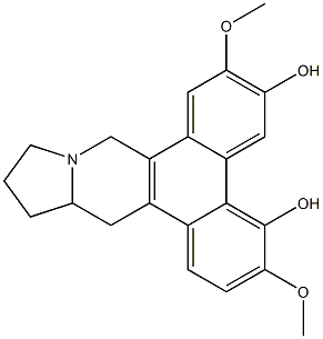 3,7-Dimethoxy-4,6-dihydroxy-9,11,12,13,13a,14-hexahydrodibenzo[f,h]pyrrolo[1,2-b]isoquinoline Structure