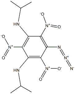 N,N'-Diisopropyl-5-azido-2,4,6-trinitrobenzene-1,3-diamine Structure