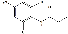 3,5-Dichloro-4-(methacryloylamino)aniline 구조식 이미지