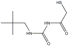 1-Neopentyl-3-(mercaptoacetyl)urea Structure