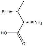 (2R,3R)-2-Amino-3-bromobutyric acid 구조식 이미지