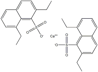 Bis(2,8-diethyl-1-naphthalenesulfonic acid)calcium salt 구조식 이미지