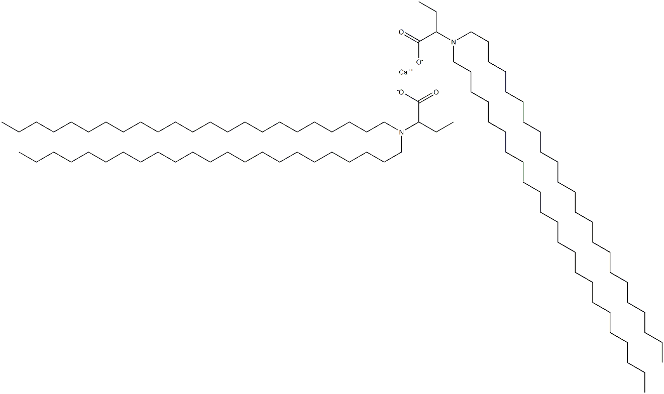 Bis[2-(ditricosylamino)butyric acid]calcium salt 구조식 이미지