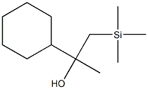 1-Cyclohexyl-1-(trimethylsilylmethyl)ethanol 구조식 이미지