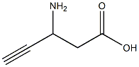 3-Amino-4-pentynoic acid Structure