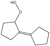 2-Cyclopentylidenecyclopentyl hydroperoxide Structure