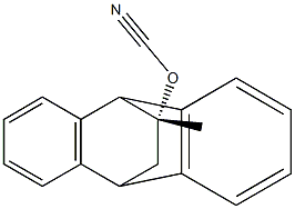 [(11R)-(9,10-Dihydro-11-methyl-9,10-ethanoanthracen)-11-yl] cyanate 구조식 이미지