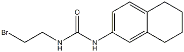 3-(2-Bromoethyl)-1-(5,6,7,8-tetrahydronaphthalen-2-yl)urea Structure