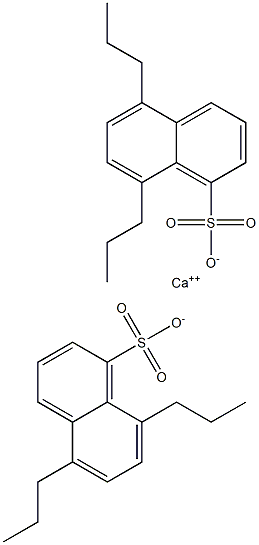 Bis(5,8-dipropyl-1-naphthalenesulfonic acid)calcium salt 구조식 이미지