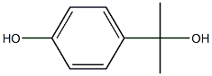 2-(4-Hydroxyphenyl)propane-2-ol 구조식 이미지