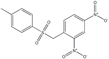 2,4-Dinitrobenzyl p-tolyl sulfone Structure