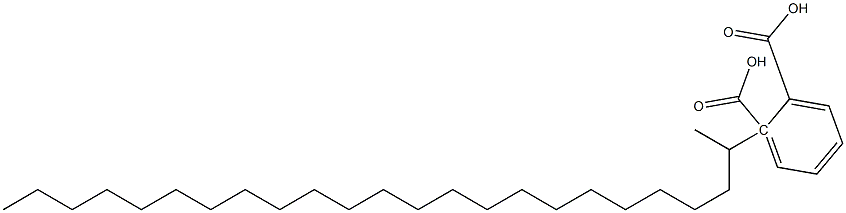 (-)-Phthalic acid hydrogen 1-[(R)-tetracosane-2-yl] ester Structure