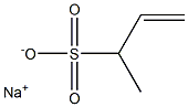 1-Butene-3-sulfonic acid sodium salt 구조식 이미지