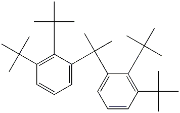 2,2-Bis(2,3-di-tert-butylphenyl)propane 구조식 이미지
