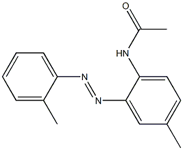 2-Acetylamino-5,2'-dimethylazobenzene Structure